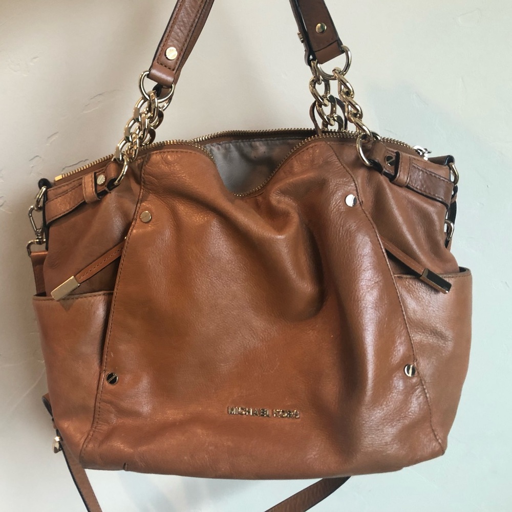 Michael kors brown leather bag